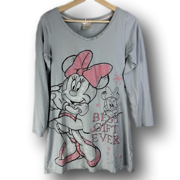 Disney Tops - Mickey Mouse by Disney Couture Minnie Mouse Best Gift Ever Long-sleeve Shirt